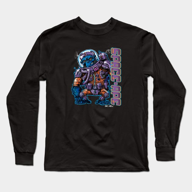 Space-Ape Long Sleeve T-Shirt by CMProds